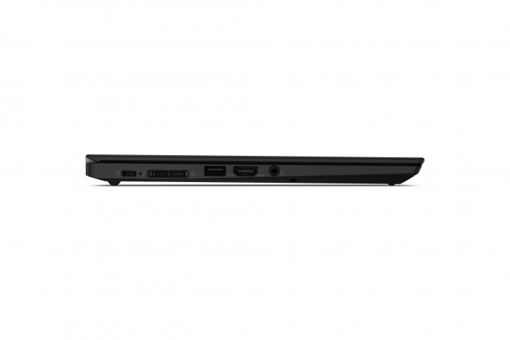 Laptop Lenovo ThinkPad X390 czarny - widok lewej strony