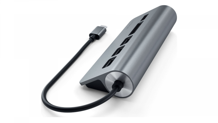 Hub Satechi Aluminium gwiezdna szarość- ST-TCHCRM 2