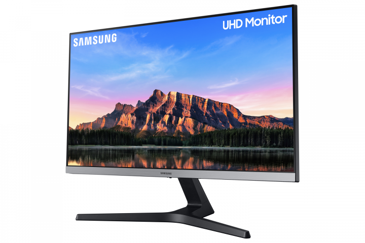 Monitor Samsung LU28R550 czarny - widok frontu prawej strony