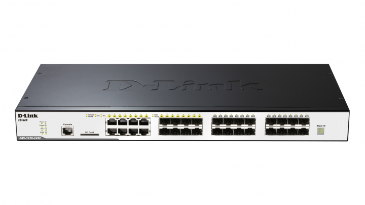Switch D-Link DGS-3120-24SC - widok frontu