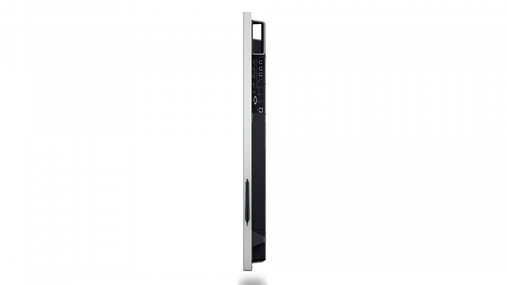 Monitor Dell Interactive Touch Monitor C6522QT czarny-lewy bok