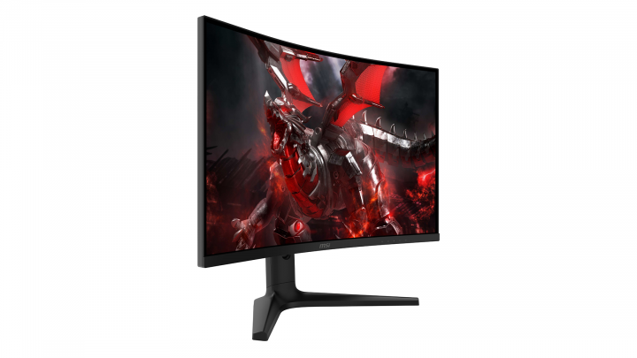 Monitor MSI Optix G271C - widok frontu lewej strony