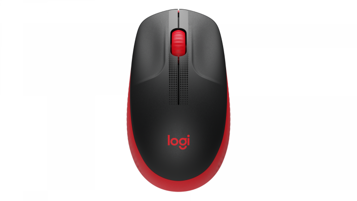 Mysz bezprzewodowa Logitech M190 FULL-SIZE WIRELESS czerwona 910-005908