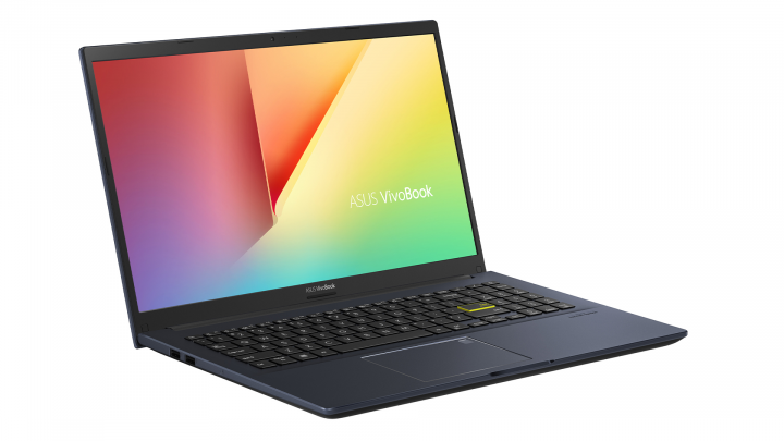 X513EA Bespoke Black - widok frontu lewej strony