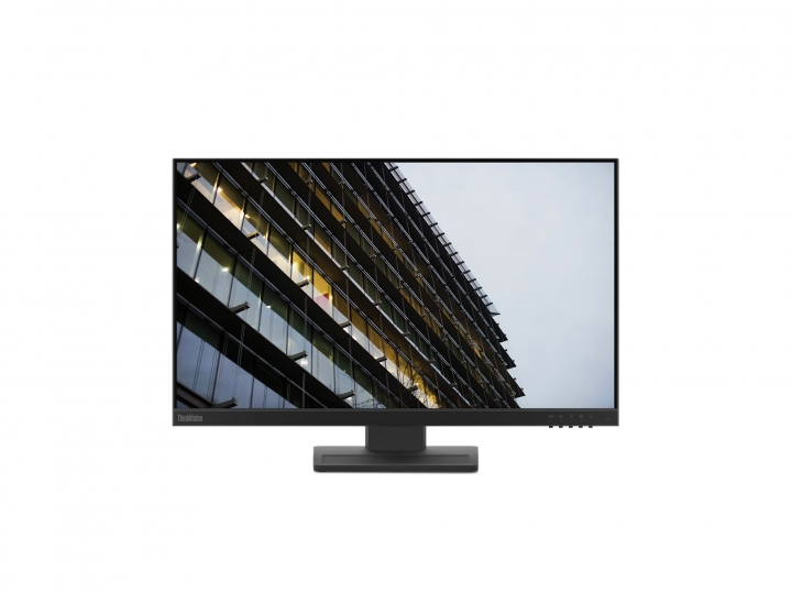 Monitor Lenovo ThinkVision E24-20 czarny - widok frontu