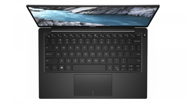 Laptop Dell XPS 13 9305 srebrno-czarny - widok z góry