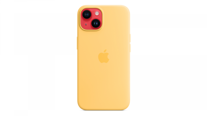 Etui Apple iPhone 14 Silicone Case z MagSafe Sunglow MPT23ZM/A 4