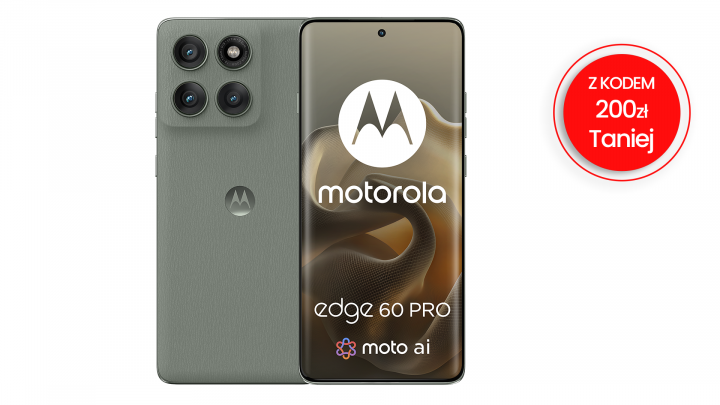 Smartfon Motorola edge 60 Pro szarozielony 200