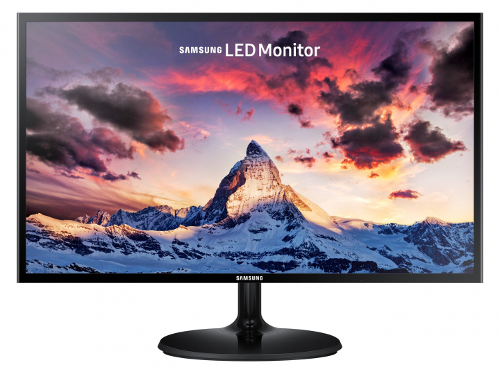 Monitor Samsung LS24F354FHRXEN - widok frontu
