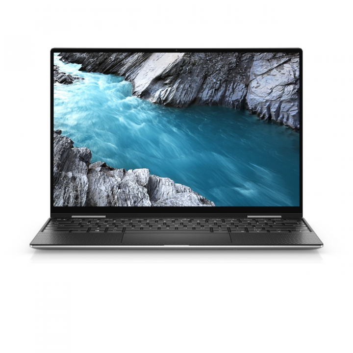 Laptop Dell XPS 13 2w1 7390 srebrny - widok frontu