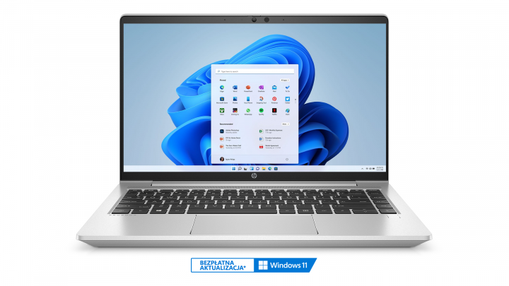 Laptop HP Probook 440 G8 W10H-widok frontuLaptop HP Probook 440 G8 W11H