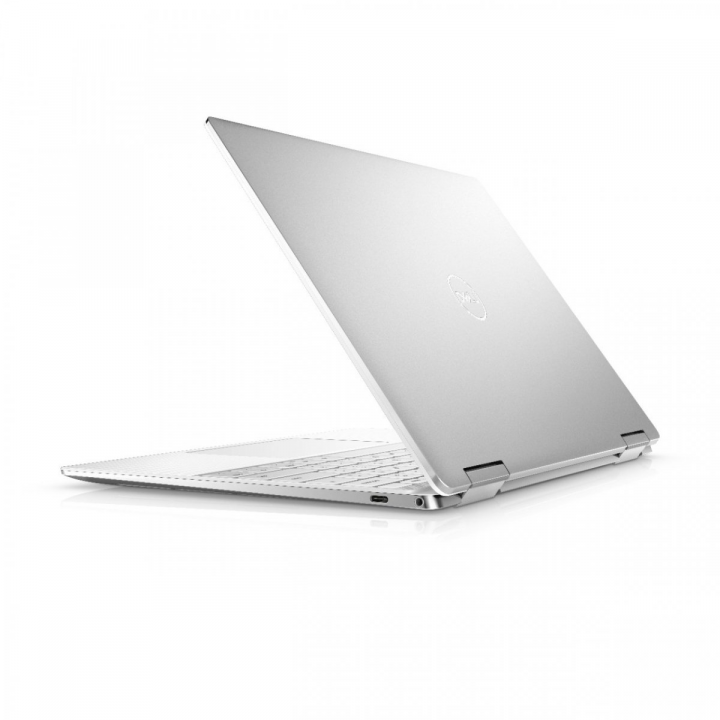 Laptop Dell XPS 13 2w1 7390 biały - widok tyłu prawej strony
