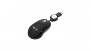 Mysz mini USB LogiLink z rozwijanym kablem ID0016