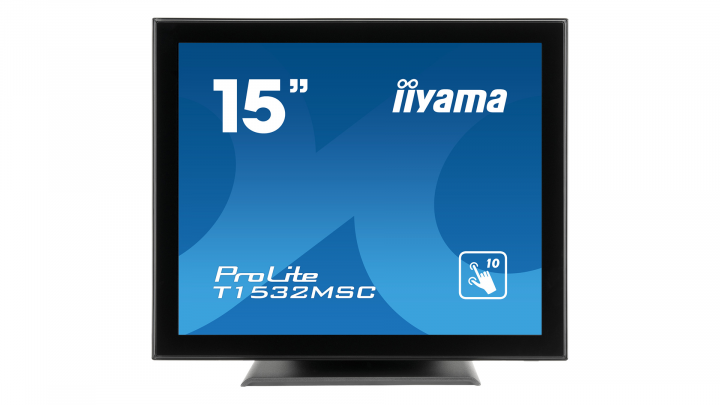 Monitor z dotykowym ekranem IIYAMA ProLite T1532MSC-B5X - widok frontu