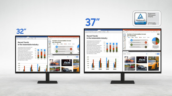 Monitor Samsung ViewFinity S8 LS37D800UAUXEN 5
