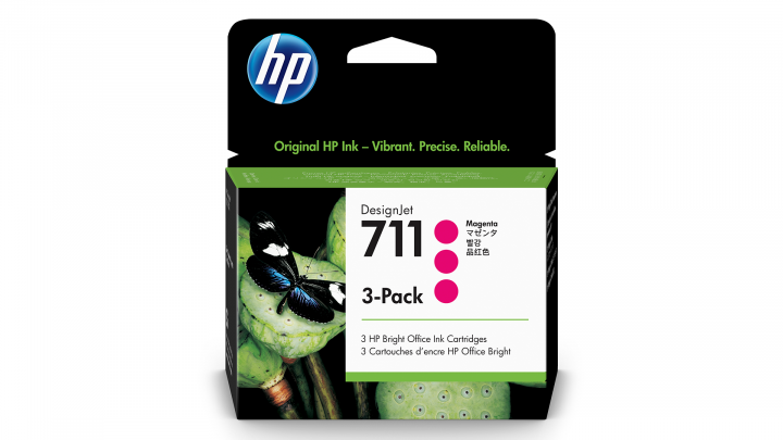Tusz HP 711 purpurowy