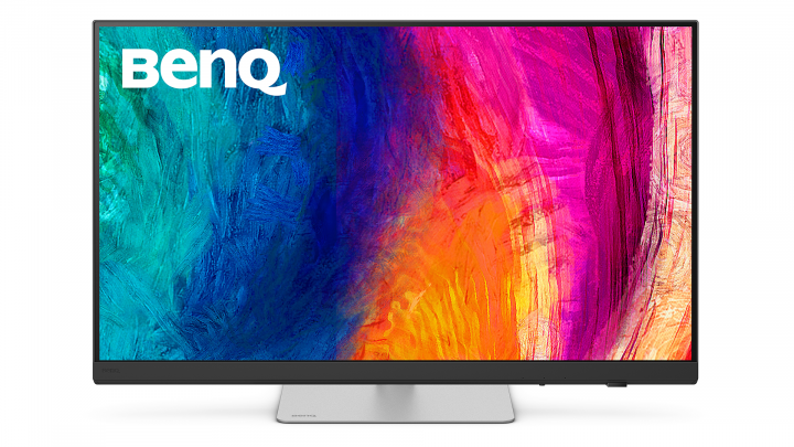 Monitor BenQ PD3226G 9H.LMVLA.TBE 31,5" 4K UHD IPS 144Hz 1ms USB-C Dock 90W - widok frontu