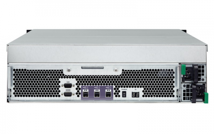 Moduł rozszerzający NAS QNAP REXP-1610U-RP - - widok tyłu