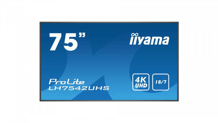 Monitor IIYAMA ProLite LH7542UHS-B3 - widok frontu