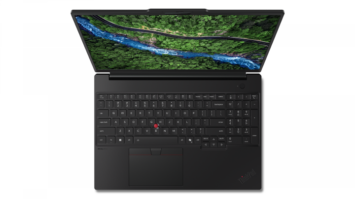Mobilna stacja robocza Lenovo ThinkPad P16s Gen 5 (intel) - widok klawiatury