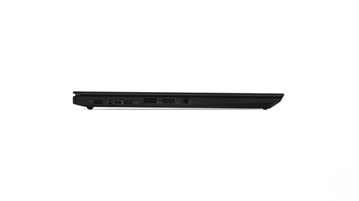 Laptop Lenovo ThinkPad T490s czarny - widok lewej strony