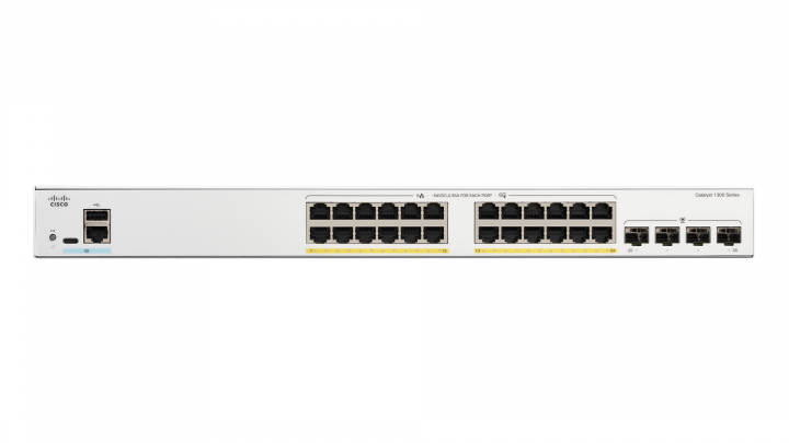 Switch Cisco C1300-24P-4G 24-port GE PoE+ 195W 4x1Gb SFP