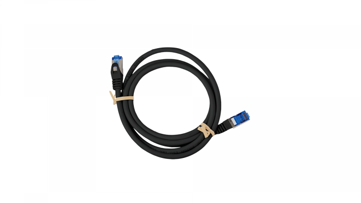 Patchcord LogiLink CAT 6A/7 S/FTP czarny 2