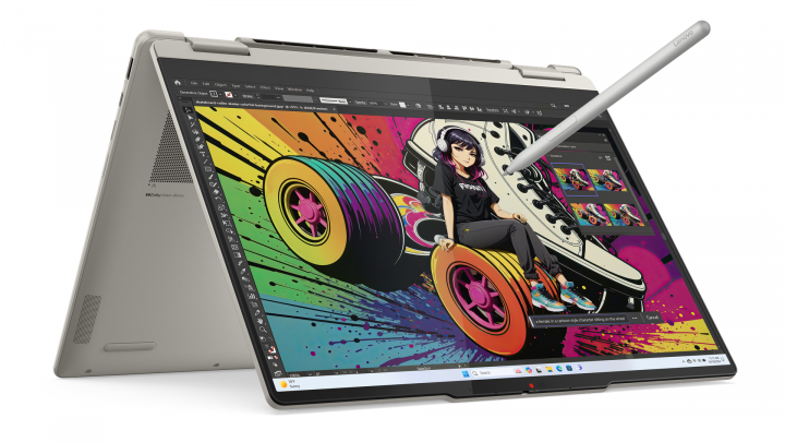 Laptop Lenovo Yoga 7 2-in-1 14AKP10 W11H Backlit Seashell (Yoga Pen + Yoga Sleeve) 14