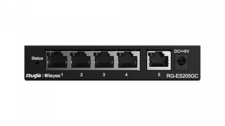 Switch Ruijie Reyee RG-ES205GC 5-port GE Ext PSU 6