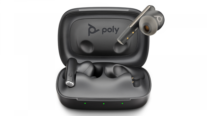 Słuchawki bezprzewodowe Poly Voyager Free 60 USB-A UC Charge Case Black - 220756-01