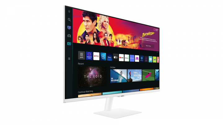 Monitor Samsung Smart M7 LS32BM701UUXEN - widok frontu lewej strony