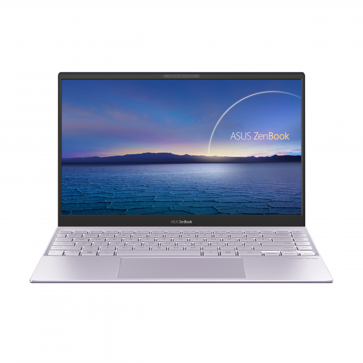 Laptop Asus Zenbook BX325 Lilac Mist - widok frontu