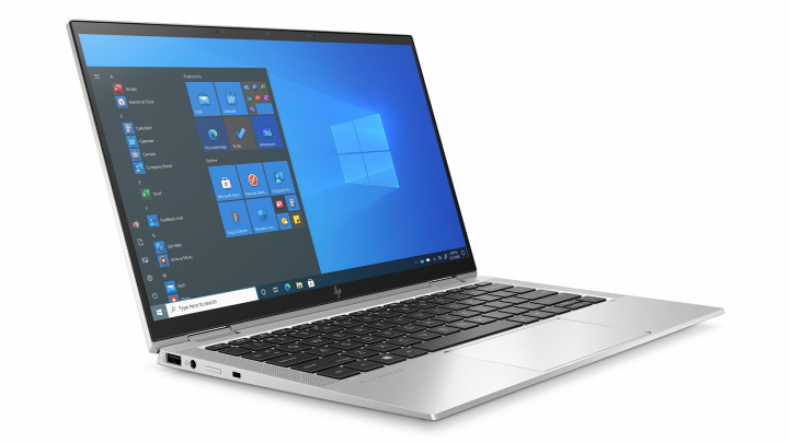 Laptop HP EliteBook x360 1030 G8 - widok frontu lewej strony