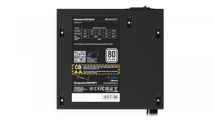 Zasilacz ENDORFY Elementum E5 550W EY7A001 3