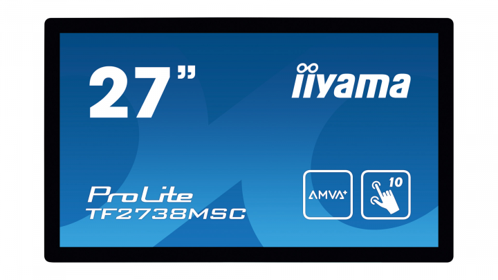 Monitor z dotykowym ekranem IIYAMA ProLite TF2738MSC-B1 - widok frontu