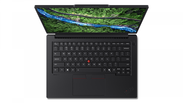 Mobilna stacja robocza Lenovo ThinkPad P14s Gen 7 intel - widok klawiatury