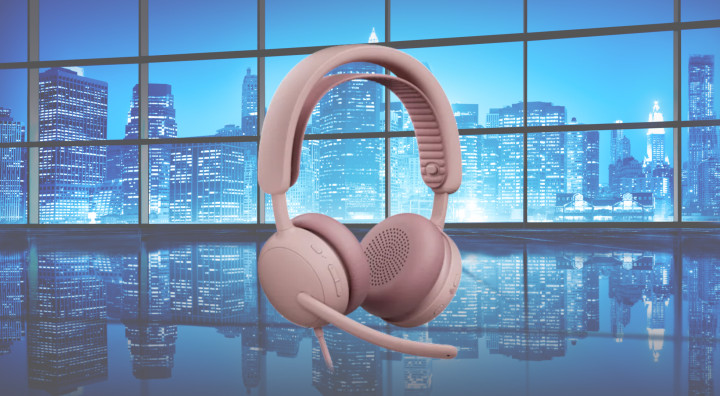 Logitech Zone Wired 2 for Business MS Teams różowe