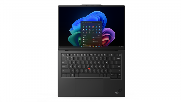 Laptop Lenovo ThinkPad X1 Carbon Gen 14 Aura Edition widok otwartego laptopa z frontu