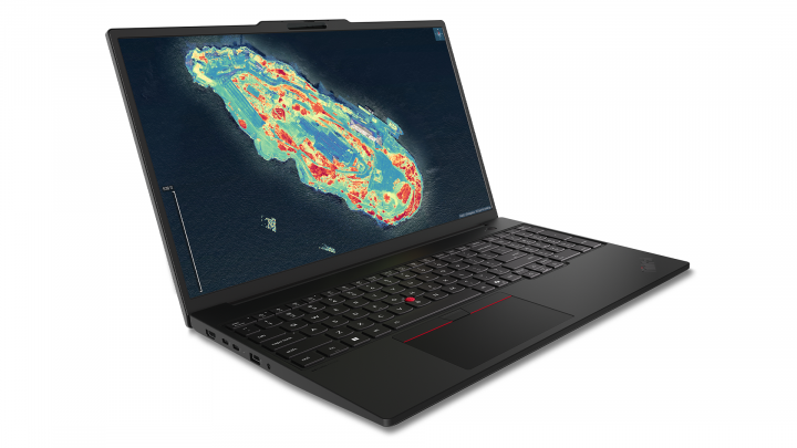 Mobilna stacja robocza Lenovo ThinkPad P16s Gen 5 (intel) - widok frontu lewej strony