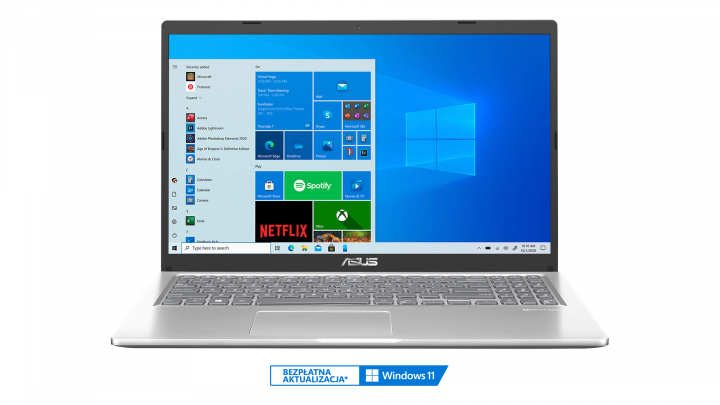 Laptop Asus VivoBook X515MA W10H - widok frontu