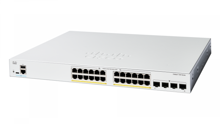 Switch Cisco C1300-24FP-4G 24-port GE PoE+ 370W 4x1Gb SFP 2