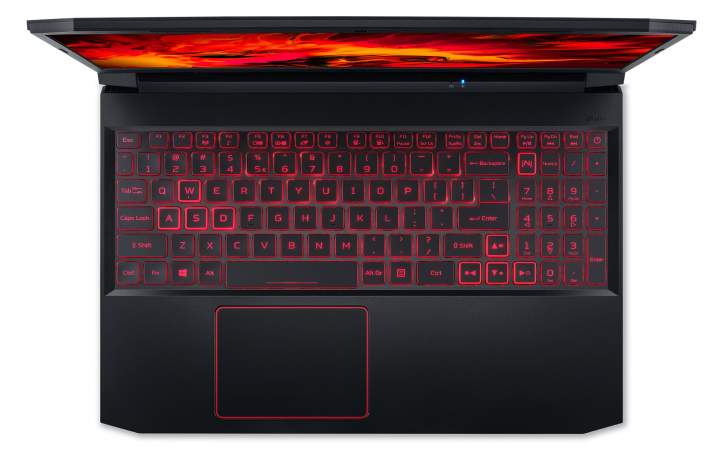 Laptop Acer Nitro 5 (15) AMD - widok z góry