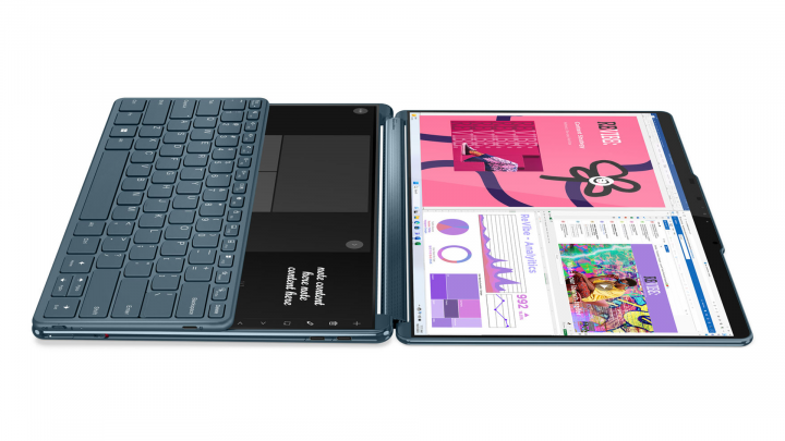 Laptop 2w1 Lenovo Yoga Book 9 13IMU9 W11H Tidal Teal (Lenovo Digital Pen 3, Lenovo 600 Bluetooth Silent Mouse + Folio Stand) 3