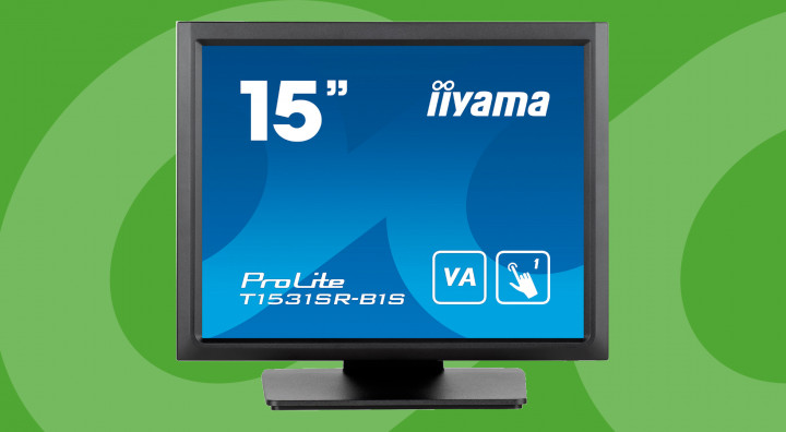 monitor iiyama ProLite T1531SR-B1S front