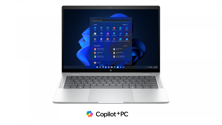 Laptop HP EliteBook X Flip G1i 14 (BK keyb, FPR) W11P Glacier Silver 2