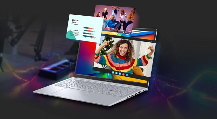 Vivobook 15X OLED M3504YA srebrny 3