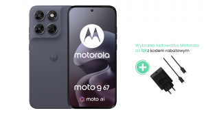 Smartfon Motorola moto g67 PBAU0033PL Dimensity 6300 6,72" 120Hz 8GB 128GB 5G szary