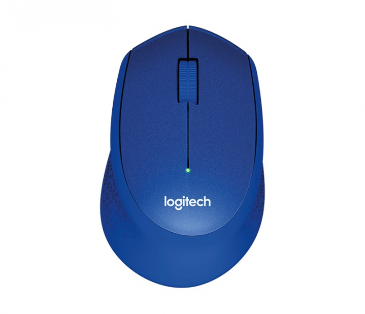 Mysz bezprzewodowa Logitech M330 Silent Plus optyczna niebieska 910-004910 - widok frontu