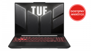 Laptop ASUS TUF Gaming A16 FA607NUG-RL117 R7 7445HS 16" FHD+ 144Hz 16GB 512SSD RTX4050 DLSS 3