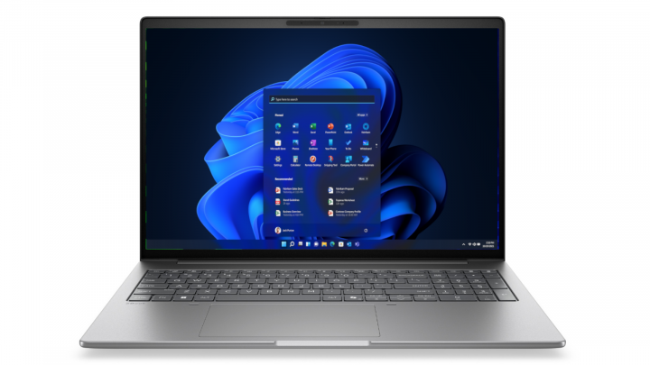 Mobilna stacja robocza HP ZBook 8 G2i 16 W11Pro copilot+PC srebrny front